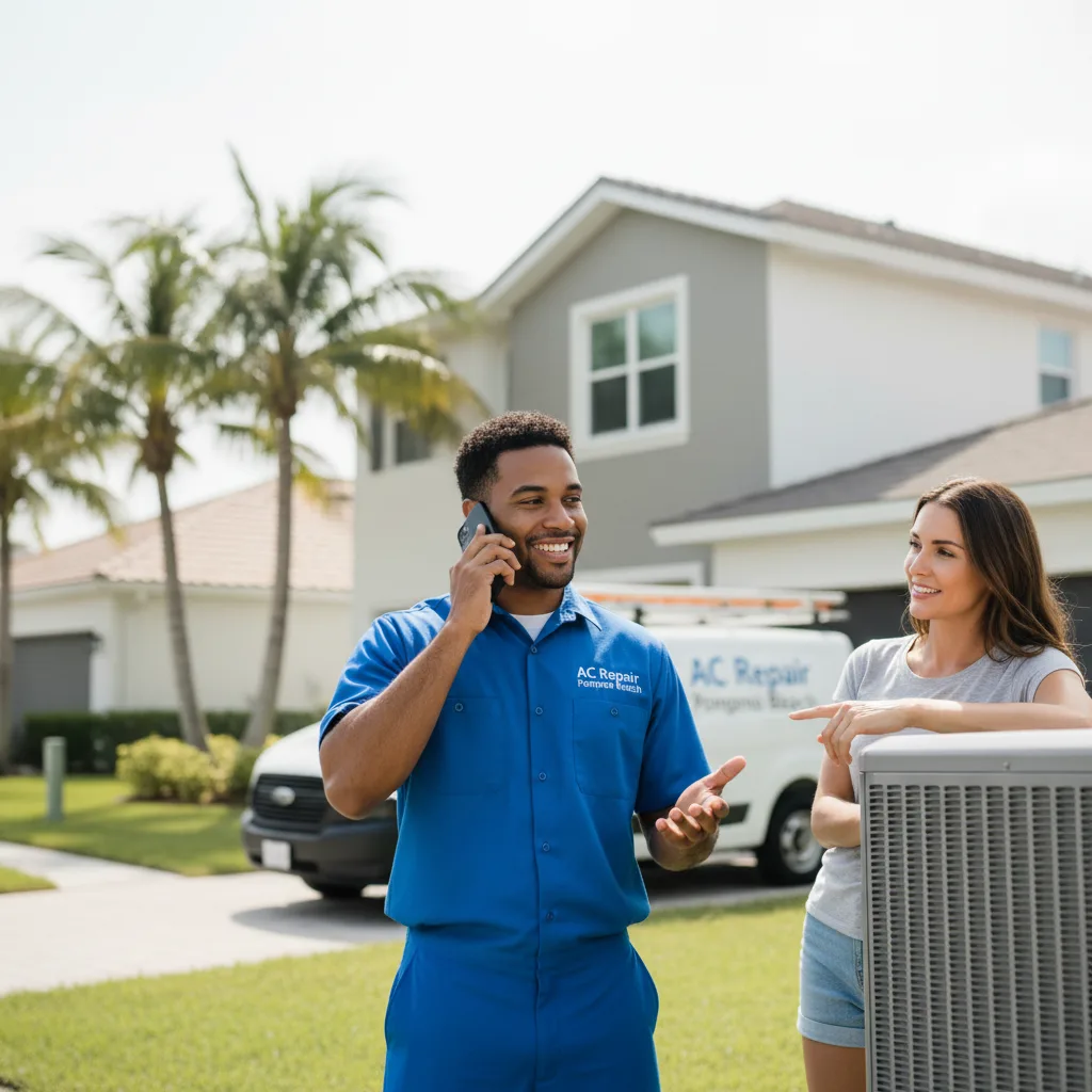 AC Repair Pompano Beach customer support in Frierson